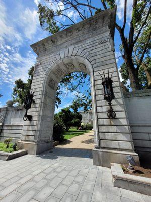 Entrance at gate