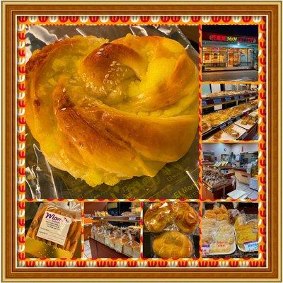 Montage of images from Mom's Bakery