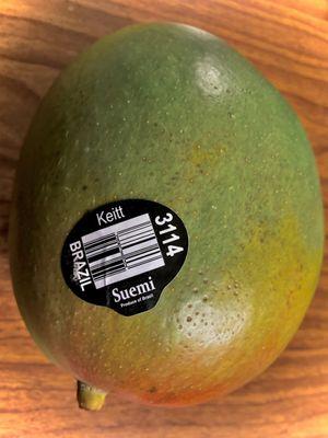 Nice looking Mango from Brazil. A convenient stop to pick up some quick groceries.