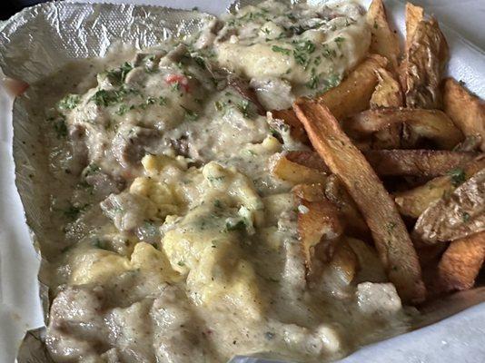 Biscuits and gravy