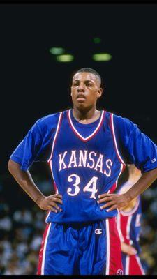 Paul Pierce when he played for Kansas.