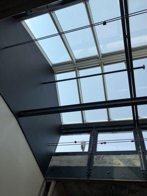 Commercial window cleaning.