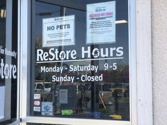 Store hours