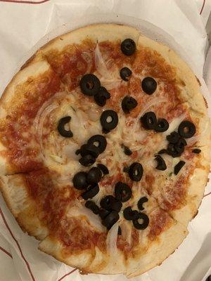 Black Olives Pizza