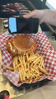 Southern fried buffalo chicken Sammy