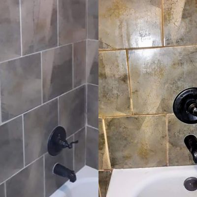 Bathroom grout refinish