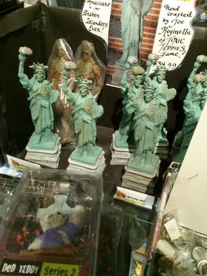 Zombie Liberty, only in Staten Island NY