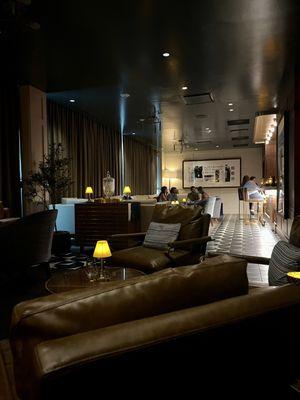 Speakeasy seating - comfortable chairs and couches