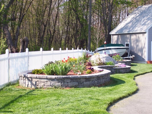 Custom Retaining wall Planting Bed