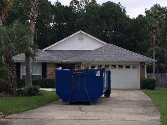 Black roof is before and the gray roof is after Whitrock did a great job!!