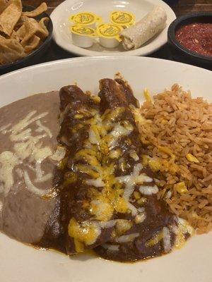 Cheese enchiladas