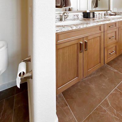 From outdated to outstanding: a bathroom remodel that combines style and comfort.