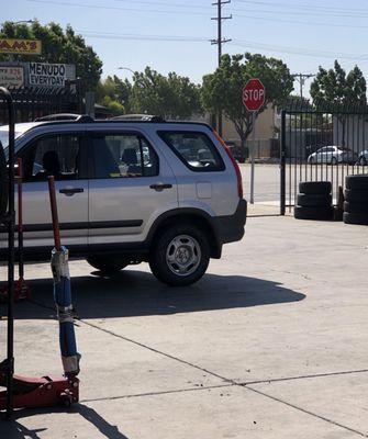 08/17/2023 Getting tires balanced and 4 wheel alignment