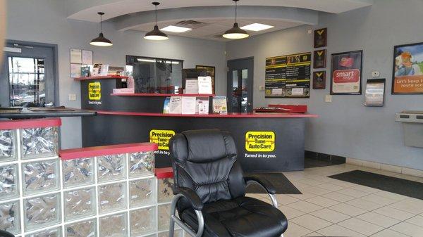 The chairs are comfy and the reception area clean.