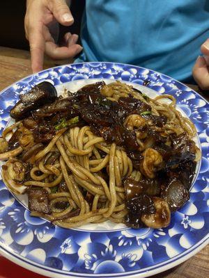 Tray soybean noodles