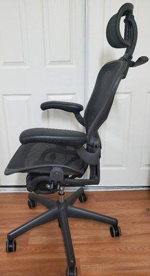 Herman Miller Aeron Chairs Fully Loaded with Head Rest