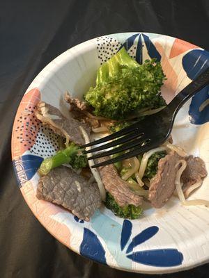 Supposed to be broccoli beef