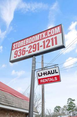 Storeroom Storage offers Uhaul rentals through Uhaul.com