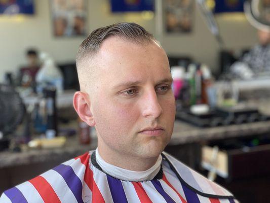 Combover fade