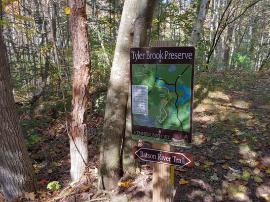 Tyler Brook Preserve map.