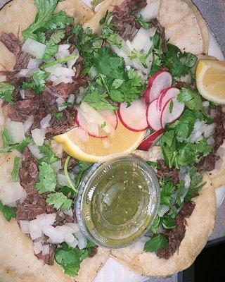 Tacos de cabeza