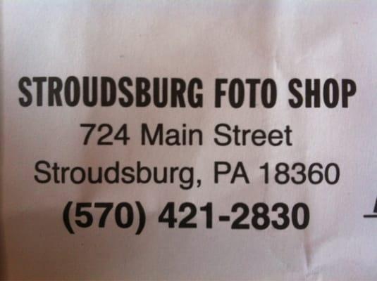 Stroudsburg Foto Shop