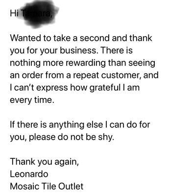 Leonardo's awesome letter!!!