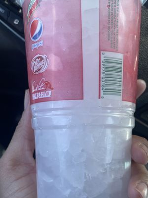 Cup of ice