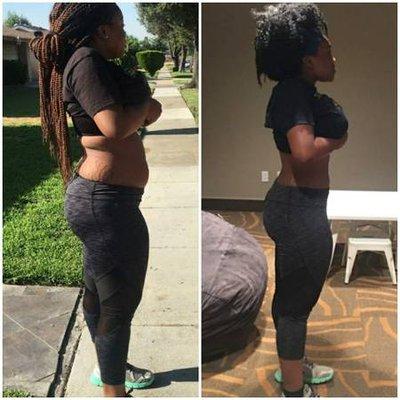 My client Chisom lost 18 pounds of fat in just 5 weeks along with her best friend Melissa!