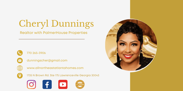 Cheryl Dunnings, Realtor with PalmerHouse Properties!