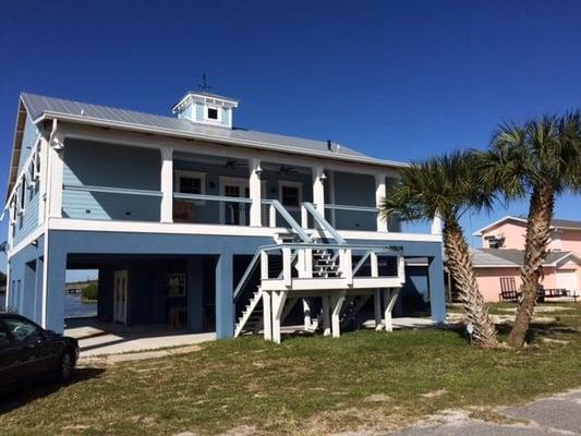 This house was built on top of an existing house that had been on this site since the 40s.