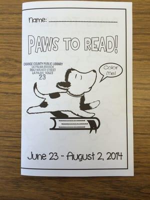 2014 Summer reading program