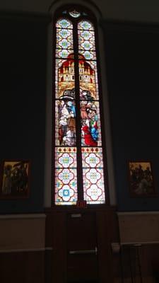 All the stained glass is from Munich!