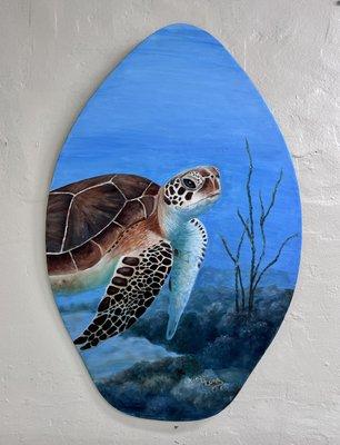 Incredible turtle art by Linda L.