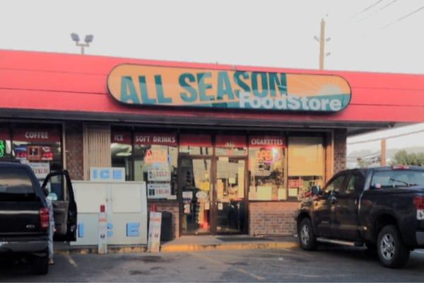 Storefront of All Season Food Mart.