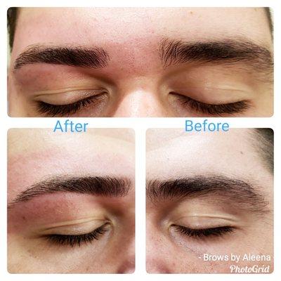 Men's brows