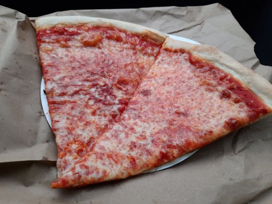 Two plain slices