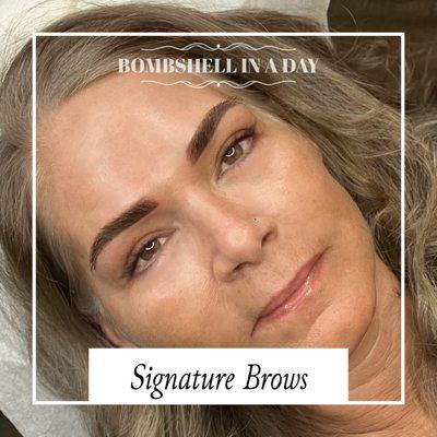 Signature Brows & Dermaplane Facial by
Bombshell In A Day