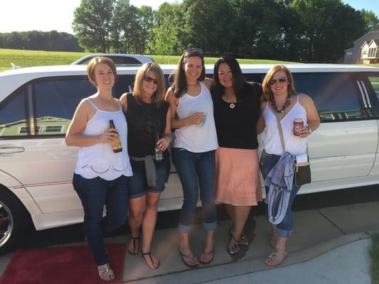 Having a night out for some rest and relaxation with All About You Limousines.