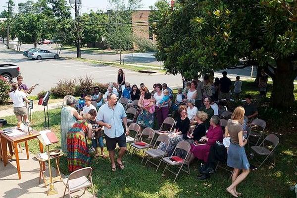 Outdoor summer worship