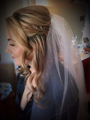 Bridal updos! On location or at salon