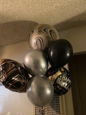 Just got these balloons. They had great customer service and helped with any questions I had