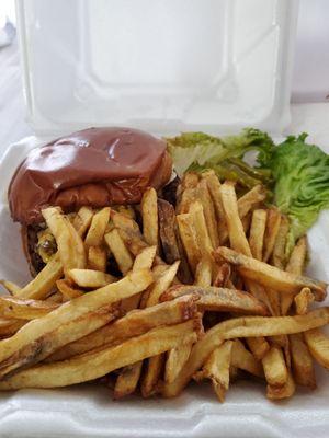 Cheeseburger and Fries