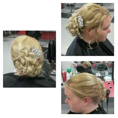 Prom up-do. Done by Kylie.