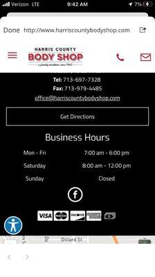 Website lists hours that are different from what's on the door. It is Saturday. So why are they closed? Very inconvenient.