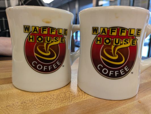 Coffee x2 at the Waffle House in Mount Airy