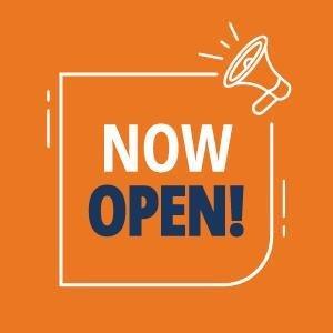 We're now open!