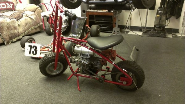 Finished Restored Savage mini bike by Catkart Racing