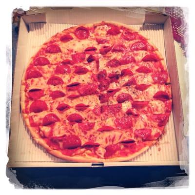 The classic pepperoni + cheese = yum!