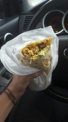 Best! Steak breakfast burrito with hashbrowns, avocado, abe salsa in Azusa